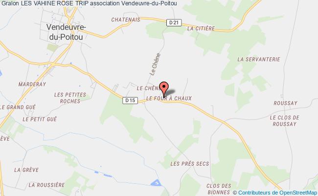 plan association Les Vahine Rose Trip Vendeuvre-du-Poitou