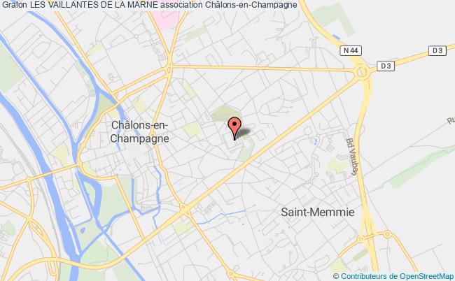 plan association Les Vaillantes De La Marne Châlons-en-Champagne