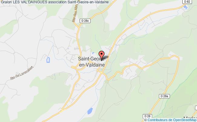 plan association Les Val'daingues Saint-Geoire-en-Valdaine