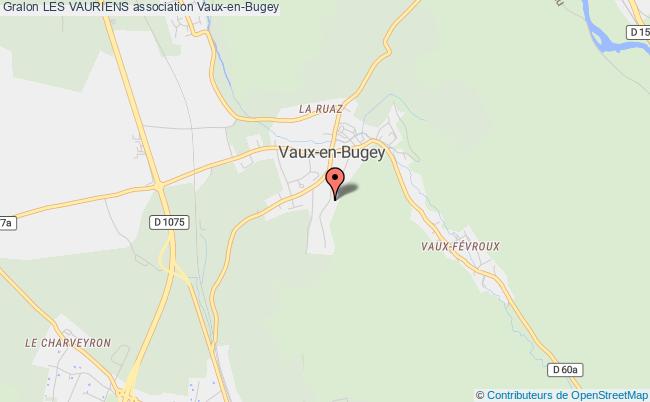 plan association Les Vauriens Vaux-en-Bugey