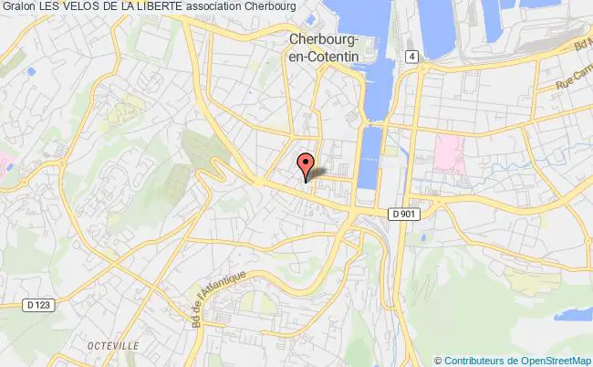 plan association Les Velos De La Liberte Cherbourg-en-Cotentin