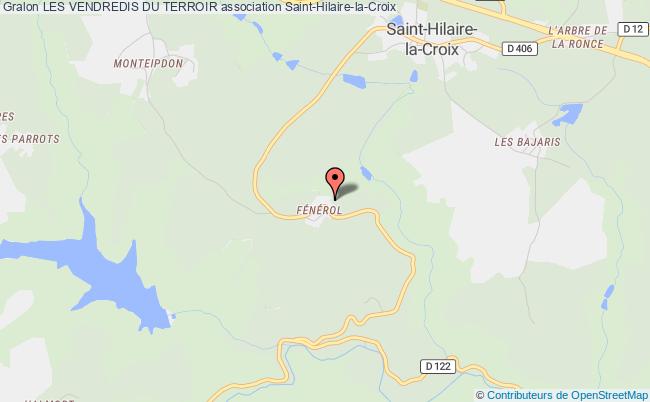 plan association Les Vendredis Du Terroir Saint-Hilaire-la-Croix