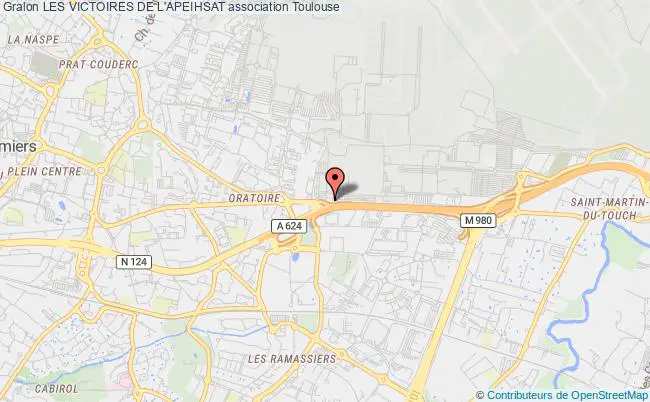 plan association Les Victoires De L'apeihsat Toulouse