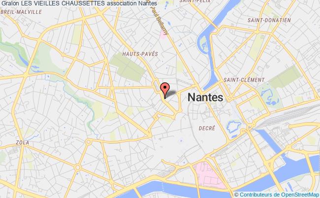 plan association Les Vieilles Chaussettes Nantes