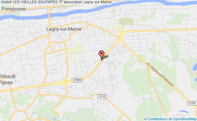 plan association Les Vieilles Soupapes 77 Lagny-sur-Marne