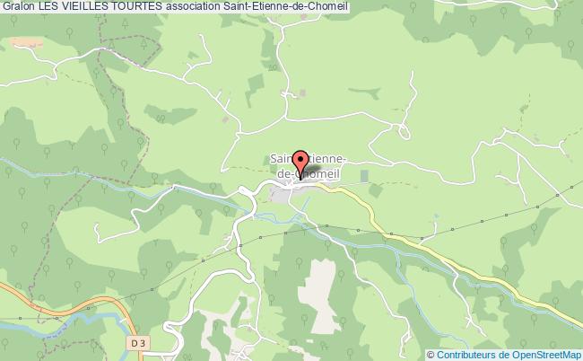 plan association Les Vieilles Tourtes Saint-Étienne-de-Chomeil