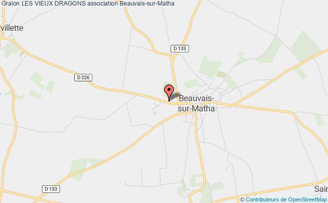plan association Les Vieux Dragons Beauvais-sur-Matha