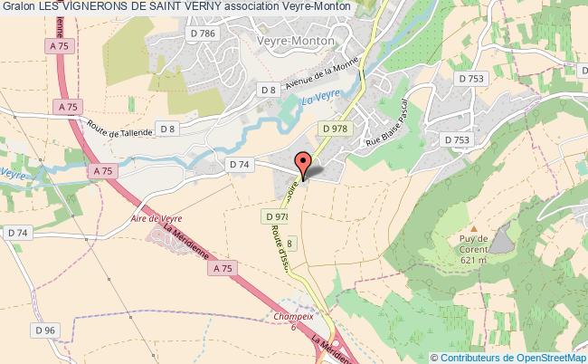 plan association Les Vignerons De Saint Verny Veyre-Monton