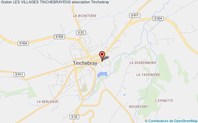 plan association Les Villages Tinchebrayens Tinchebray Bocage