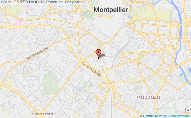plan association Les Vils Faquins Montpellier