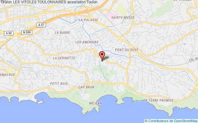 plan association Les Vitoles Toulonnaises Toulon