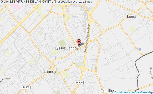 plan association Les Vitrines De Lannoy Et Lys 