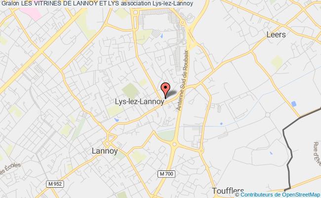 plan association Les Vitrines De Lannoy Et Lys Lys-lez-Lannoy