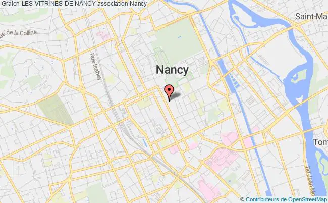 plan association Les Vitrines De Nancy Nancy