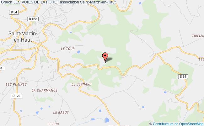 plan association Les Voies De La Foret Saint-Martin-en-Haut