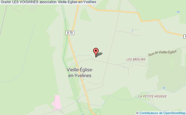 plan association Les Voisaines Vieille-Église-en-Yvelines