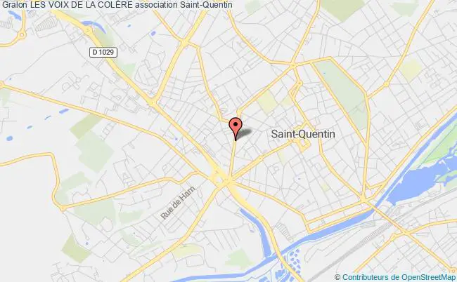 plan association Les Voix De La ColÈre Saint-Quentin