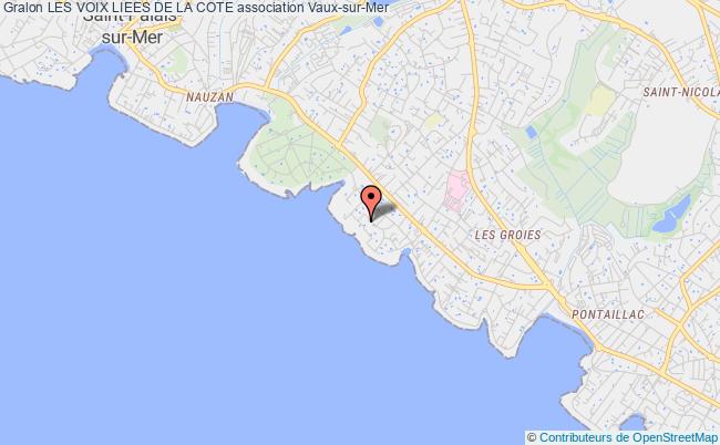 plan association Les Voix Liees De La Cote Vaux-sur-Mer