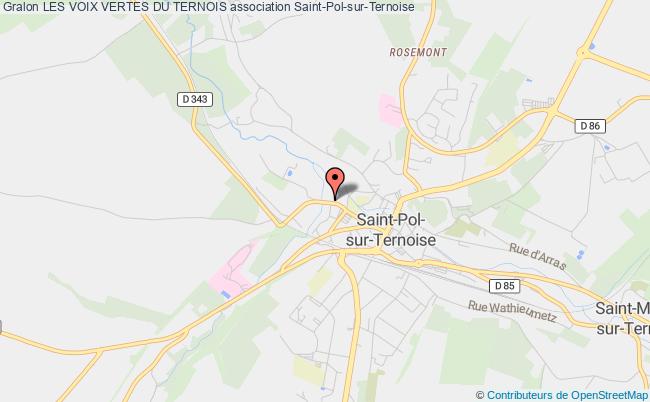 plan association Les Voix Vertes Du Ternois Saint-Pol-sur-Ternoise