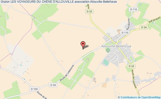 plan association Les Voyageurs Du ChÊne D'allouville Allouville-Bellefosse