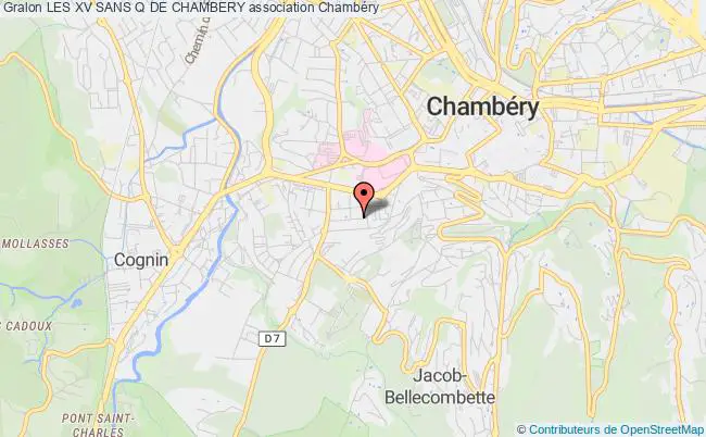 plan association Les Xv Sans Q De Chambery Chambéry