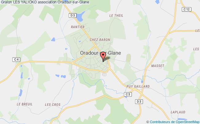 plan association Les Yalicko Oradour-sur-Glane
