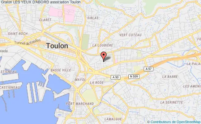 plan association Les Yeux D'abord Toulon
