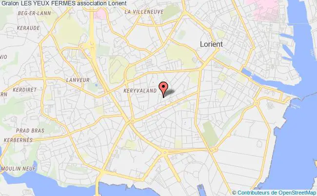 plan association Les Yeux Fermes Lorient