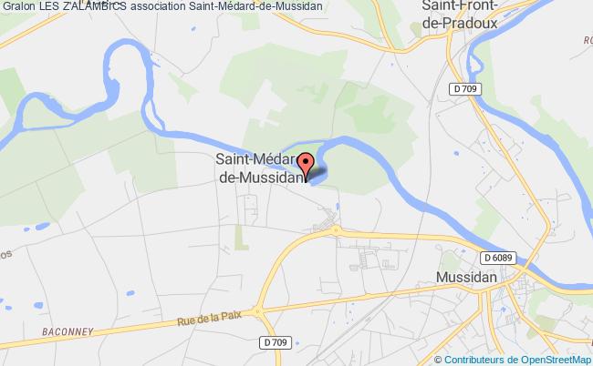 plan association Les Z'alambics Saint-Médard-de-Mussidan