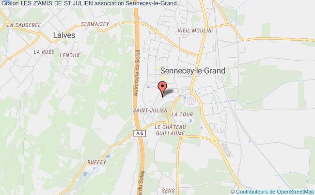 plan association Les Z'amis De St Julien Sennecey-le-Grand