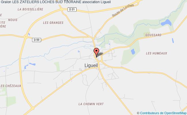 plan association Les Z'ateliers Loches Sud Touraine Ligueil
