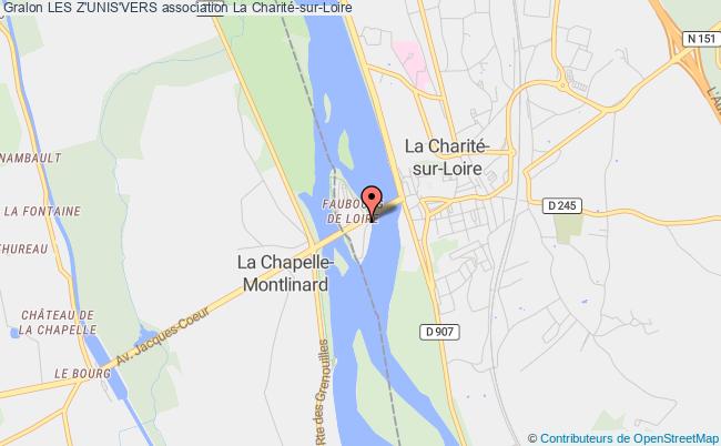 plan association Les Z'unis'vers Charité-sur-Loire