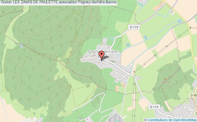 plan association Les Zamis De Paulette Pagney-derrière-Barine