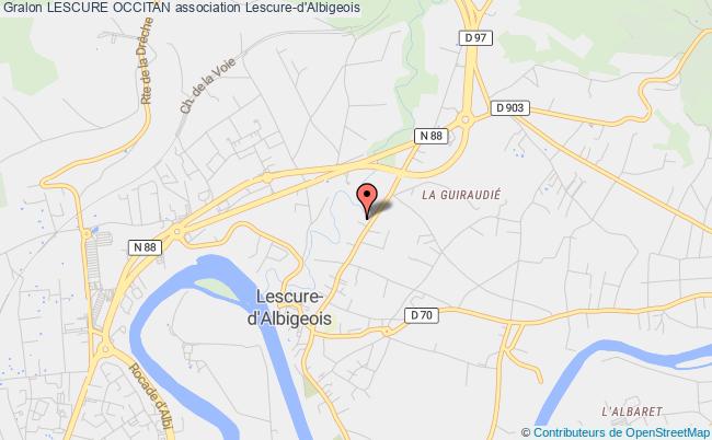 plan association Lescure Occitan Lescure-d'Albigeois