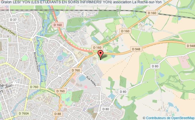 plan association Lesi' Yon (les Etudiants En Soins Infirmiers' Yon) La    Roche-sur-Yon