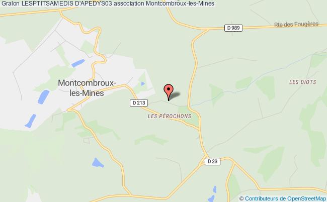 plan association Lesptitsamedis D'apedys03 Montcombroux-les-Mines