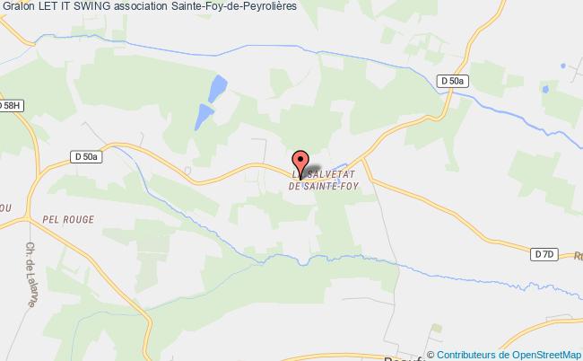 plan association Let It Swing Sainte-Foy-de-Peyrolières