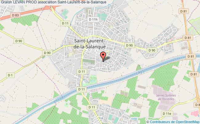 plan association Levan Prod Saint-Laurent-de-la-Salanque