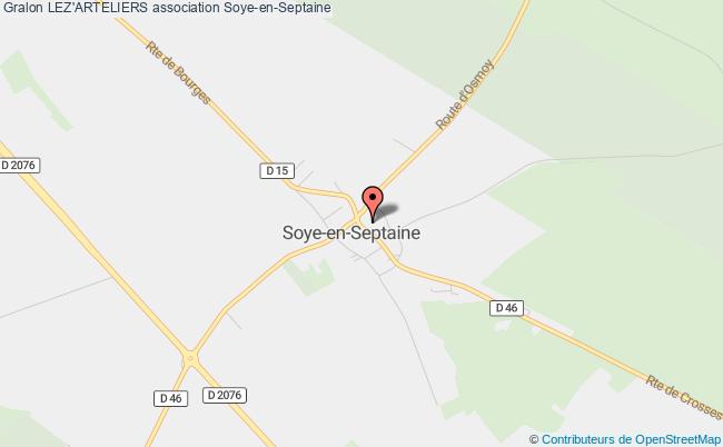 plan association Lez'arteliers Soye-en-Septaine