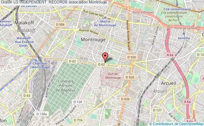 plan association Lg Independent  Records Montrouge