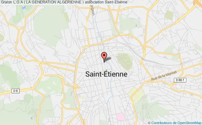 plan association L.g.a ( La Generation Algerienne ) Saint-Étienne