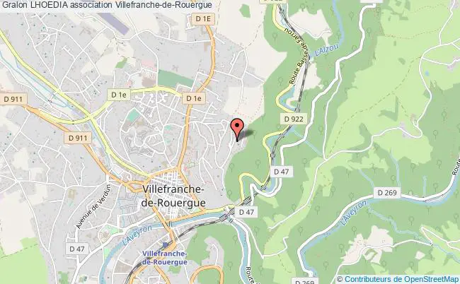 plan association Lhoedia Villefranche-de-Rouergue