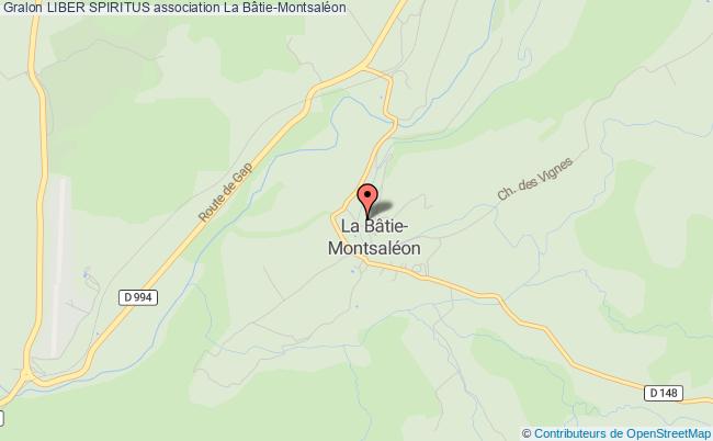 plan association Liber Spiritus La    Bâtie-Montsaléon