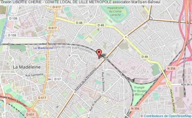 plan association Liberte Cherie - Comite Local De Lille Metropole Marcq-en-Baroeul