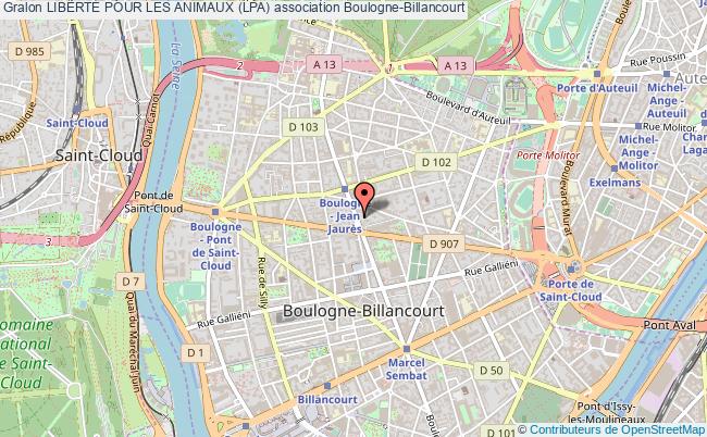 plan association LibertÉ Pour Les Animaux (lpa) Boulogne-Billancourt