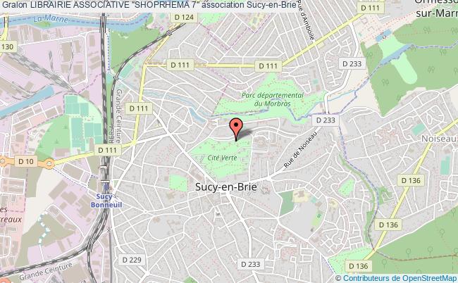 plan association Librairie Associative "shoprhema 7" Sucy-en-Brie