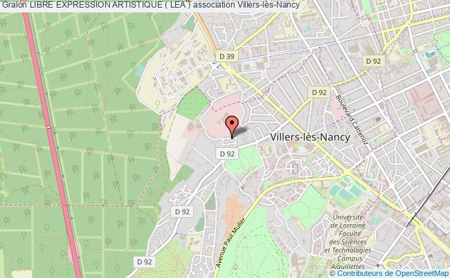 plan association Libre Expression Artistique ( Lea ) Villers-lès-Nancy