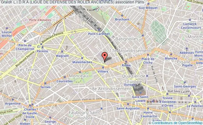 plan association L.i.d.r.a (ligue De Defense Des Rolex Anciennes) Paris