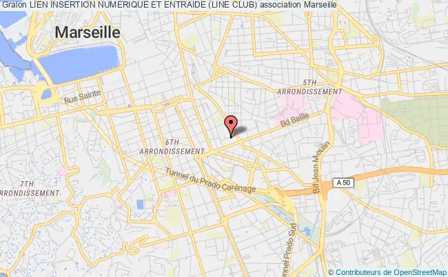 plan association Lien Insertion NumÉrique Et Entraide (line Club) Marseille
