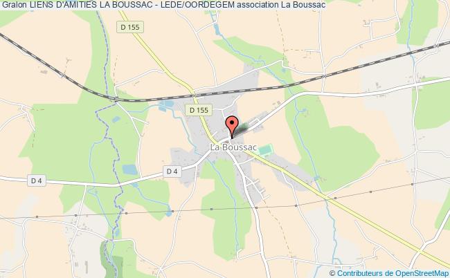 plan association Liens D'amities La Boussac - Lede/oordegem Boussac
